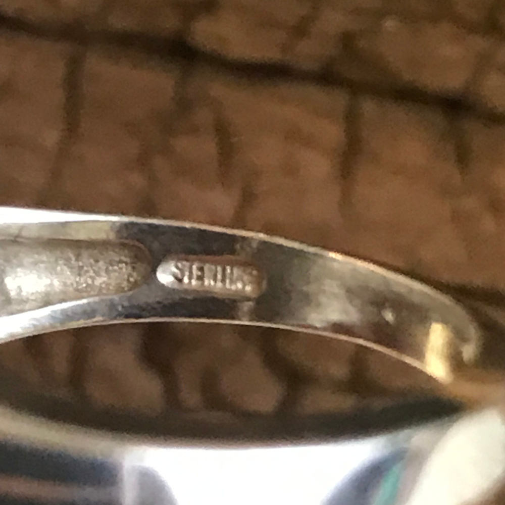 Blue Topaz Ring Sterling Silver [980] - Picture 4 of 6
